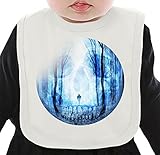 Moon Forest ネクタイを有する有機ビブ Medium