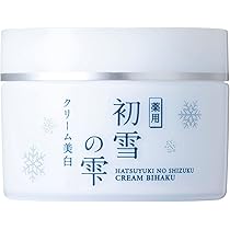 Amazon | 初雪の雫 薬用 美白クリーム シミ 黒ずみ そばかす くすみ