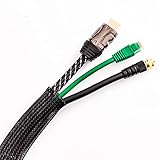 InstallerParts 50 ft拡張可能な編組ケーブルSock – -ブラック – - 1 "直径（25.4 MM）x50 Ft ( 15.24 m )