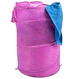 Lavish Home通気性Pop Up Laundry Clothes Hamper ピンク 67-15-PI