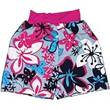 Splash About Happy Nappyボードショーツ Large 6-14 months (10-15kg) HNBSPL_Hibiskus Rosa_6-14 Monate