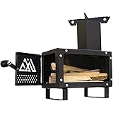 SWAG GEAR FIRE CUBE キャンプ焚火台 卓上ミニ薪ストーブ キャンプ ソロストーブ 小型 軽量 煙突付き ステンレス鋼および炭素鋼の素材 収納ケース付