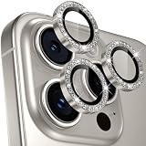 【4枚入り】レンズカバー iPhone16 Pro/16 Pro Max用 カメラフィルム キラキラ アイフォン16 Pro/16 Pro Max用 カメラ保護 ピカピカ アルミ合金 9H強化ガラス キズ防止 黒縁取り 露出オーバー防止 超高透過率 いphone16pro/いphone16プロ max カメラカバー プロテクター ラインストーン グレー