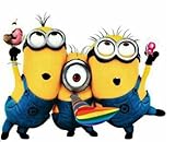 ミニオンズウォールステッカー 仲良し3人組　小