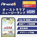 オーストラリア ニュージーランド eSIMプラン 4G-LTE 20日間 1GB/日 高速データ 使い放題 当日発行可能 Australia プリペイドSIM New Zealand esim new zealand sim (20日間)