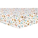 Trend Lab Woodsy Animals Deluxe Flannel Fitted Crib Sheet