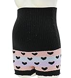 ローズマダム Rosemadame ロ~ングぽかぽかパンツ日本製【ハート柄】 M-Lサイズ ブラック 116-7871-01