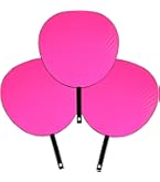 Amazon.co.jp: 蛍光うちわ 2本セット 応援うちわ ジャンボうちわ