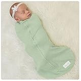Woombie True Air Swaddle, Newborn 5-13 lbs - Pistacio Green by Woombie