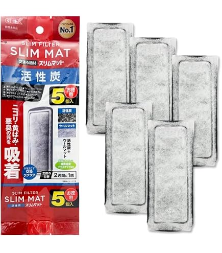 Amazon | ジェックス 純正品 バクテリアスリムマット 5個入 スリム