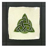 Celtic Trinity Knotセラミックタイル壁Hanging、7.5 " Square