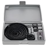 Simplyシルバー – 16 pc穴Sawセット木材切削シートメタル穴ソウ3 / 4 " – 5 "マンドレル