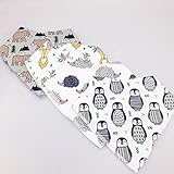 Mamimami Home アニマルシリーズ ベビービブ 三角 よだれかけ コットン 柔らかい スナップ サイズ調整可能 お食事 外出 用 4枚セット