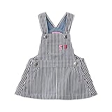 ミキハウス ホットビスケッツ (MIKIHOUSE HOT BISCUITS) ジャンパースカート 72-1801-616 S(70-80cm) 紺×白