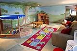 Fun Rugs Fun Time Garden Hopscotch Novelty Rug, 39 x 58", Multicolor [並行輸入品]