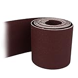 uxcell サンドペーパー　紙やすり サンディングベルト ダークブラウン 研磨材 5Mx100mm 80グリット