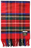 (グレンプリンス)Glen Prince 100%カシミヤ大判チェック柄ストール Made in SCOTLAND [並行輸入品]
