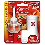 Glade Plugins グレードプラグイン 香り付きオイルウォーマー＆詰め替えスターターキット 居心地の良いサイダー芳香剤 [並行輸入品]