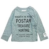 (ポスター) POSTAR 接結ロゴプリントロンTEE　杢グレー　130cm