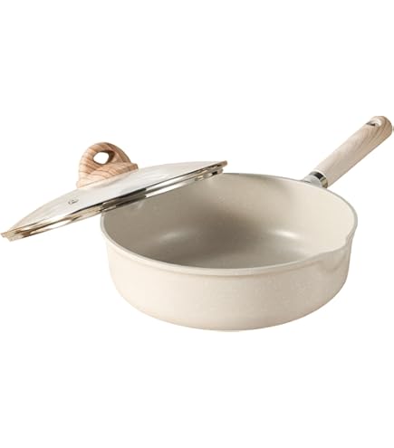 Amazon | スピニー／IH26cmフライパン ガラス蓋付（IH&ガス両用