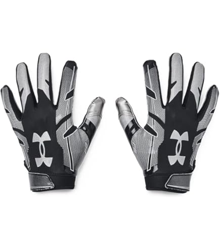 Under Armour Mens F9 Nitro Novelty Football Gloves, (100) White