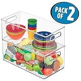 mDesign pk2 N3 n4of75230clr Pack of 2 Bins クリア 6761MDT
