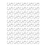 uxcell ブラケットハンガー　チューブランプ　クリップ　ソケット　100個入 T8ランプ