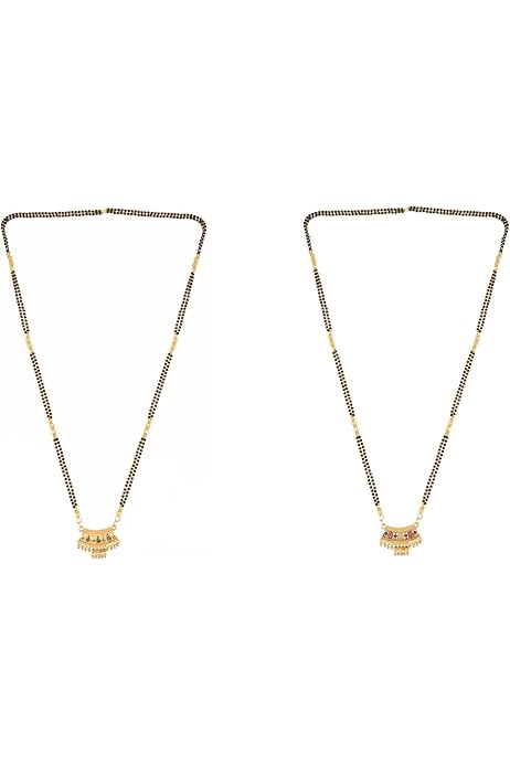 Mangalsutra Pendant One Gram Gold 