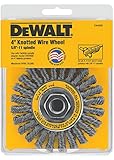 DEWALT DW4930 4-Inch by 5/8-Inch-11 Full Cable Twist Wire Wheel/Carbon Steel .020-Inch [並行輸入品]