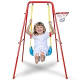 Elitek ( TM )インドア51 "メタルスイングwith Basketball Hoop Set for Children