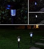 屋外用 LED ソーラーガーデンライト蚊 や害虫を駆除 ！電気代ゼロ ソーラー充電式ガーデン殺虫ライト (1)