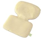 やさしい空気層で赤ちゃんをいたわる保冷ジェル付きクッション スマートヘッドレスト ベージュ