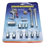 Dovewill 全3タイプ　クイック　カプラーセット　エアーホース用　コネクター　金具　1/4 NPT工具アダプター - 銀１