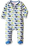 Zutano Boys ' ENZOS象Footie カラー: ホワイト