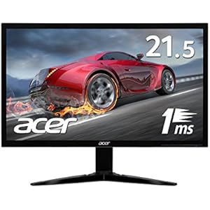 Acer ゲーミングモニター KG221Qbmix 21.5インチ 応答速度1ms Free Sync スピーカー内蔵