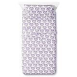 Just For Kids Heart Sheet Set - Purple (Twin) [並行輸入品]