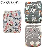 Ohbabyka3点セット ベビー服 赤ちゃん 服 ベビー おむつカバー 男の子 女の子 長く使える ギフト ベビーグッズ 出産祝い おむつ 乳幼児期 出産祝い 新生児 オムツカバー (OB14014