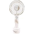 ハンディファン 充電 扇風機 フランフラン ハンディファン ライト ～Francfranc FRAIS HANDY FAN LITE～ 手持ち扇風機 USB 充電スタンド 軽量 充電式 携帯 扇風機 (マーブルベージュ)