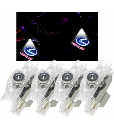Amazon | Minile レクサス用カーテシランプ ロゴ 4個セット工具付 ドア