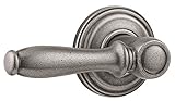 Kwikset Ashfield Hall/Closet Lever in Rustic Pewter [並行輸入品]