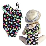 monoii ベビー 水着 女の子 90 100 ワンピース 赤ちゃん 水着 ロンパース 女の子 ラッシュガード 可愛い 水着 子供 水玉 セパレート c368