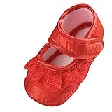 Zhhlinyuan 安定した品質 Lovely ベビー Girl Non-Slip Shoes Newborn Beautiful Lace Princess Shoes