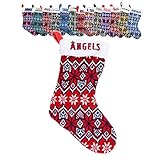 スポーツファンセーターストッキング – NBA、NCAA、MLBとNHL ( Los Angeles angels-mlb (レッド) )
