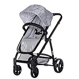 Mia Moda Marisa Three-in-One Stroller, Grey by Mia Moda