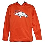 Denver BroncosチームアパレルYouthサイズMedium (10 /12 ) パフォーマンスフード付きスウェットシャツ