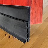ドアドラフトunderドアスイープウェザーストリップunderドアドラフトStoppersブラックドアドラフトSeal 1.96 X 39.4 inch