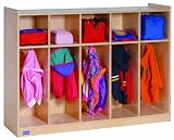 Steffy Wood Products 36-Inch by 48-Inch Toddler 5-Section Locker [並行輸入品]