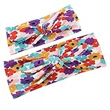 Domybest　親子　ヘアバンド ベビー　ママ　2点セット　カチューシャ 髪飾り ヘアアクセサリー　リボン ウサギ　花柄　和風　女の子 新生児 赤ちゃん 出産祝い 内祝い お宮参り 誕生日 100日