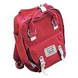 Hanamei(ハナメイ) レディース メンズ 男女兼用 リュックサック スクエアートートバッグ ディパック ハンドル６色 収納力 高機能 ２WAY 撥水 かわいい 通勤 通学 プレゼント ba002