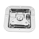 ツイストバタフライDrawラッチロータリーTurn Cold RolledシルバーRecessed